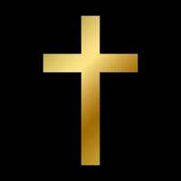 símbolo da cruz latina símbolo isolado da bíblia cristã