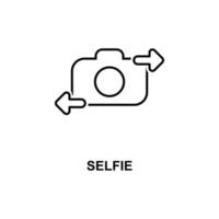ícone de vetor de selfie
