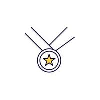 ícone de vetor de medalha