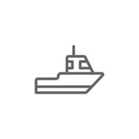 ícone de vetor de veleiro