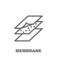 membrana vetor ícone