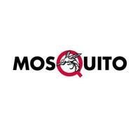 mosquito texto mascote vetor