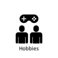 amizade, hobbies vetor ícone