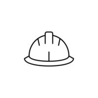 capacete seguro construção vetor ícone