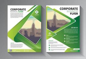 design de brochura, conjunto de layout moderno de capa