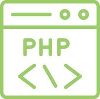 php codificação vetor ícone Projeto