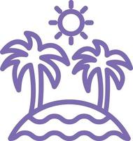 design de ícone de vetor de praia