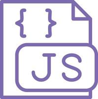 design de ícone de vetor de arquivo javascript