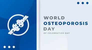 mundo osteoporose dia celebração vetor Projeto ilustração para fundo, poster, bandeira, anúncio, cumprimento cartão
