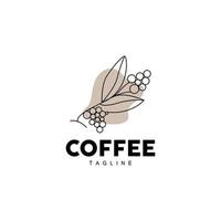 café logotipo, café árvore projeto, cafeteria beber vetor, ícone marca ilustração símbolo vetor