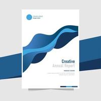 criativo anual relatório cobrir com moderno estilo vetor