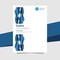 criativo anual relatório cobrir com moderno estilo vetor