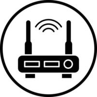 Wi-fi roteador vetor ícone Projeto