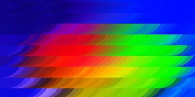 textura leve vetor multicolor com triângulos aleatórios.
