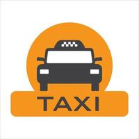Táxi ícone vetor ilustração símbolo