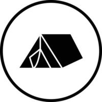 refugiado acampamento vetor ícone Projeto