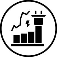 design de ícone de vetor de consumo de energia