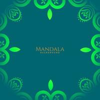 bela mandala design moderno luxo decorativo fundo vetor