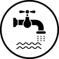 desperdício água vetor ícone Projeto