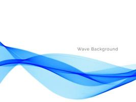 fundo moderno decorativo da onda azul vetor
