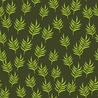 samambaia folha papel de parede. abstrato exótico plantar desatado padronizar. tropical Palma folhas padronizar. botânico textura. vetor
