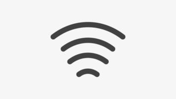 Wi-fi sólido ícone vetor