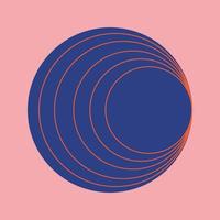 azul abstrato circular espiral vetor ilustração