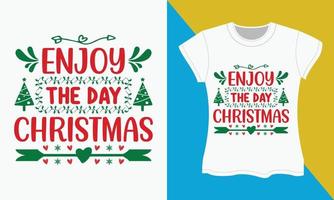 Natal SVG camiseta projeto, apreciar a dia Natal vetor