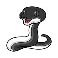 fofa feliz albertisi serpente desenho animado vetor