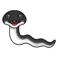 fofa feliz albertisi serpente desenho animado vetor