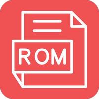 ROM ícone vetor Projeto