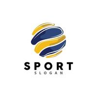 voleibol logotipo, esporte simples projeto, mundo Esportes torneio vetor, ilustração símbolo ícone vetor