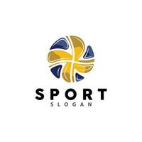 voleibol logotipo, esporte simples projeto, mundo Esportes torneio vetor, ilustração símbolo ícone vetor