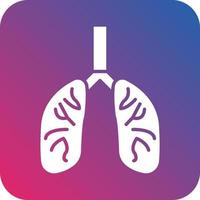 pulmões ícone vetor Projeto