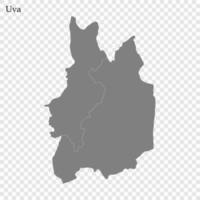 Alto qualidade mapa província do sri lanka vetor