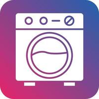 design de vetor de ícone de máquina de lavar
