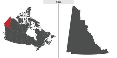 mapa da província do canadá vetor