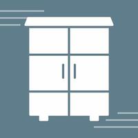 ícone de vetor de armário de prateleiras