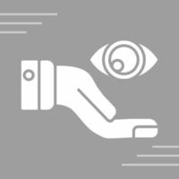ícone de vetor de doação de olho
