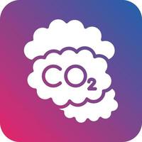 carbono dióxido ícone vetor Projeto