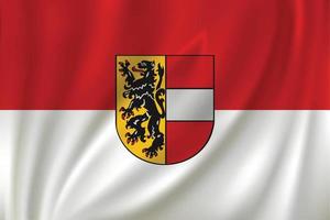 acenando bandeira Salzburg vetor