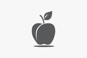 maçã logotipo modelo para fresco natureza fruta vetor