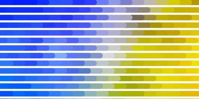 layout de vetor azul e amarelo claro com linhas.