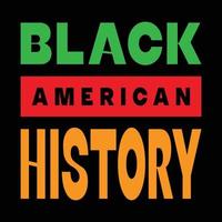 Preto americano história quadrado bandeira, ilustração para revista, rede artigo, herói imagem. Preto história e africano americano herança conceito vetor