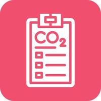 carbono dióxido relatório vetor ícone Projeto
