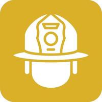 bombeiro capacete ícone vetor estilo