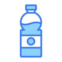 Verifica Fora a surpreendente ícone do água garrafa dentro editável estilo vetor