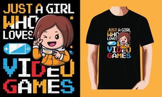 somente uma menina quem O amor é vídeo jogos vetor