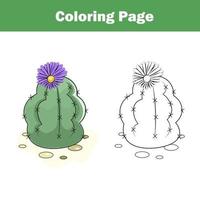 coloração página desenhando jogos para crianças. cópia de cores coloração livro para crianças. vetor
