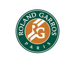 roland garros torneio símbolo logotipo francês aberto tênis campeão Projeto vetor abstrato ilustração